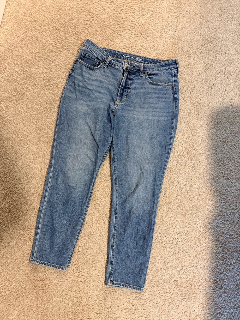 Old Navy High-Rise OG Straight w Secret-Smooth Pockets